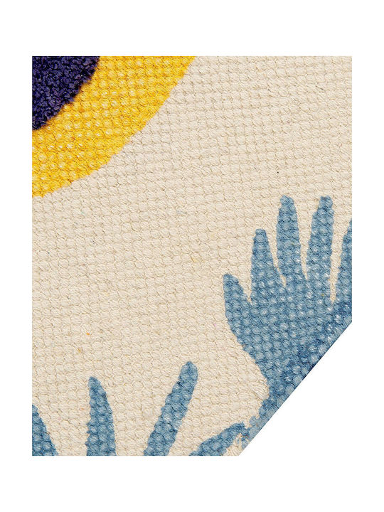 Cotton Children's Rug Leopard Pattern 80 X 150 Cm Multicolored Luas