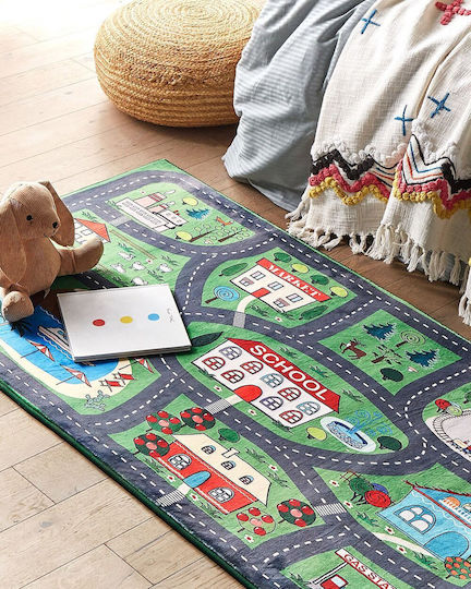 Children's Rug City Print 80 X 150 Cm Tutak