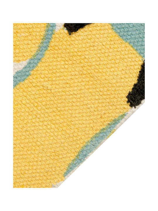 Children's Cotton Rug Animal Motif 80 X 150 Cm Multicolored Tutut