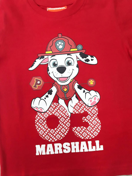 Kinderhemd Kurzarm Rot Marschall
