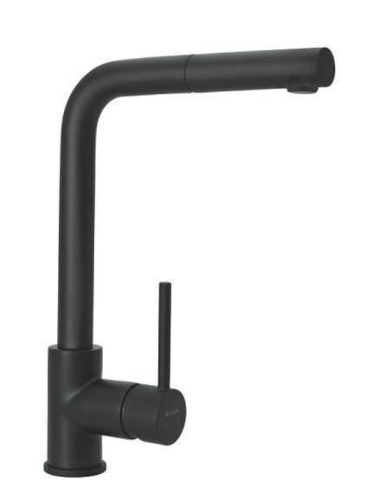 Viospiral Modea Ψηλή Μπαταρία Κουζίνας Πάγκου Total Black