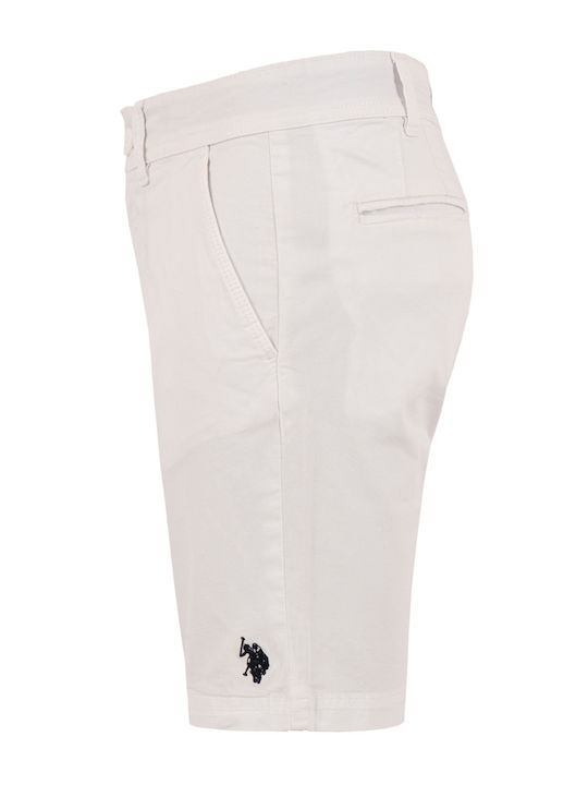 Kinder Shorts Bermudas Stoff Alex Weiß