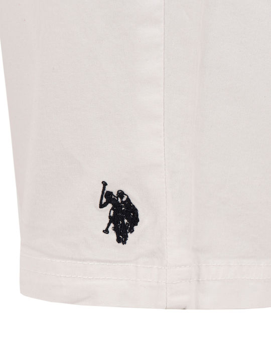 Kinder Shorts Bermudas Stoff Alex Weiß