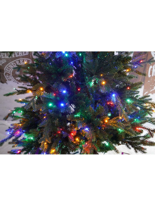 Brad de Crăciun 180cm cu 1246 Ramuri și cu Iluminare LED