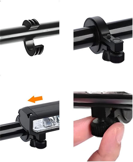 Front-Fahrradlampe 4 Modi Cree USB-C