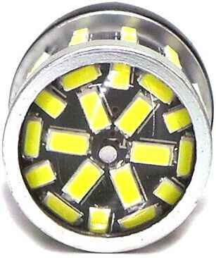 Led 7440 W21w 12-24v Canbus 1800lm White Bulb A Lens