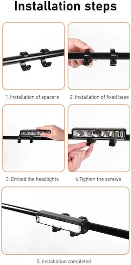 Front-Fahrradlampe 4 Modi Cree USB-C