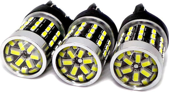 Led Bulb 7443 W21/5w 12-24v Canbus 1800lm White A Lens