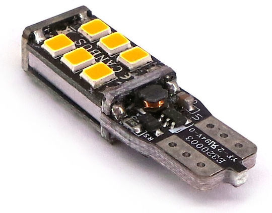 Led T10 W5w 10-18v 7w Canbus Orange
