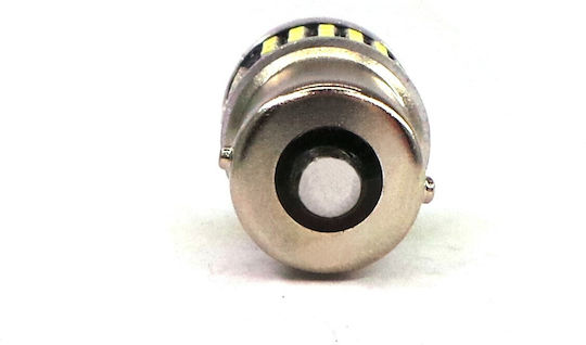 LED Ba15s P21W 12-24V Canbus 2100 Lm Weiße Glühbirne mit Linse