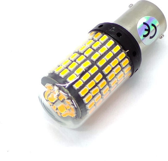 LED-Glühbirnen 2x PY21W BAU15S 12-24V Canbus Orange Premium