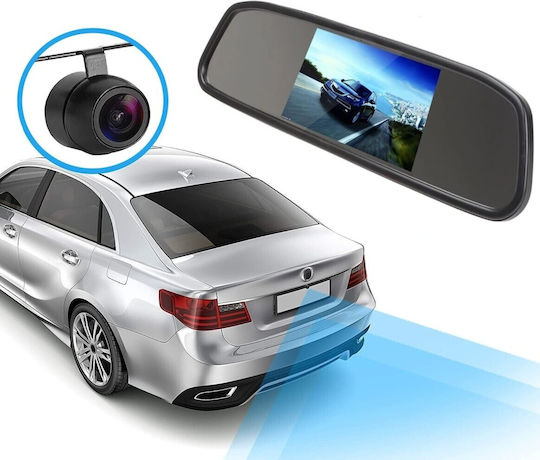 Reversing Camera Parking Sensors Screen In Mirror Set