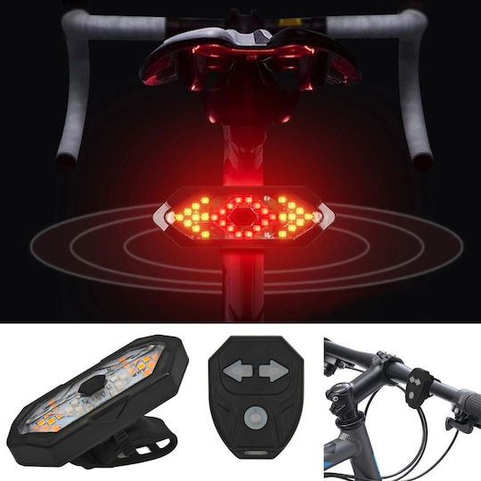 Bicycle Lamp Red Light Usb Remote Control