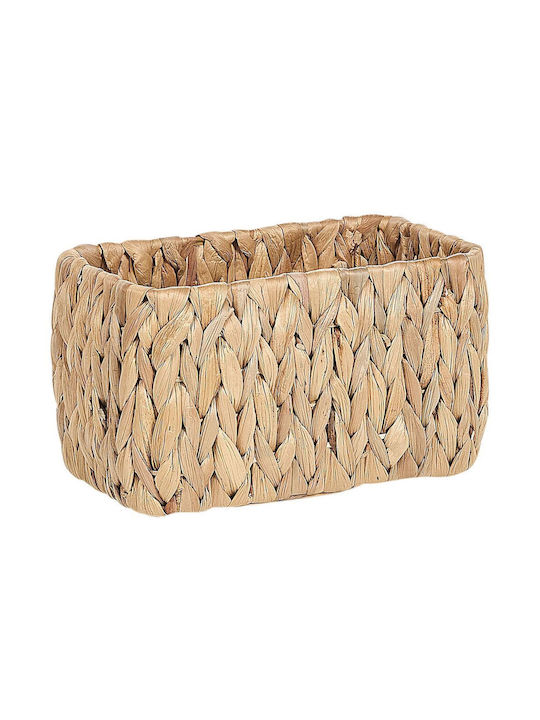 Beliani Set of Decorative Baskets Straw with Handles Beige 3pcs