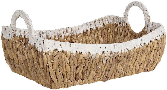 Beliani Set of Decorative Baskets Wicker 3 Pieces