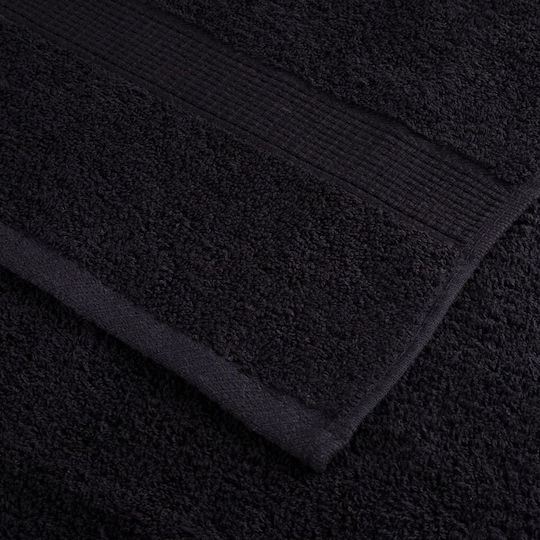 vidaXL Cleaning Cloths with Microfibers General Use Black 30x30cm 10pcs