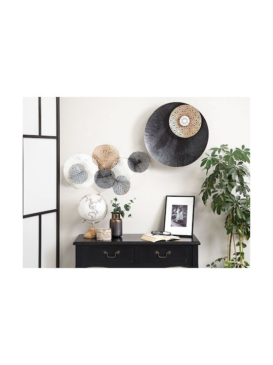 Multicolored Wall Decoration Rhodium
