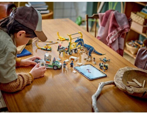 LEGO Jurassic World Allosaurus Transport Truck for Ages 8+ 588 Pieces
