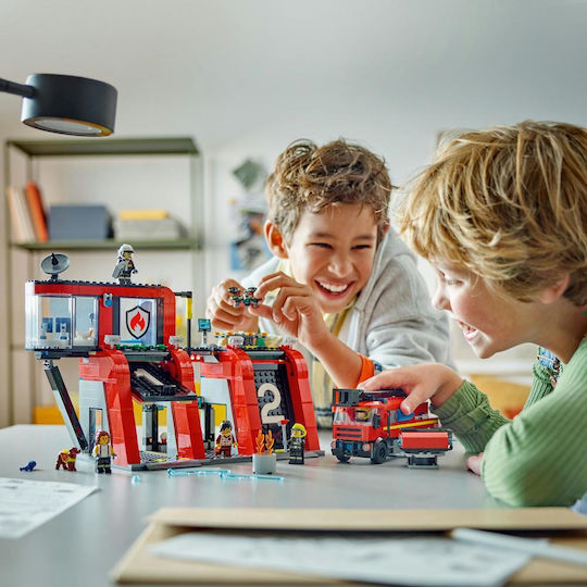 LEGO City Fire Station With Fire Truck for Ages 6+