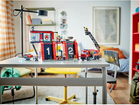 LEGO City Fire Station With Fire Truck for Ages 6+