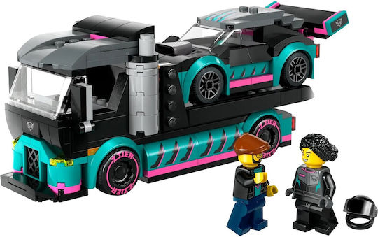 LEGO City Race Car And Car Carrier Truck για 6+ Ετών 328τμχ