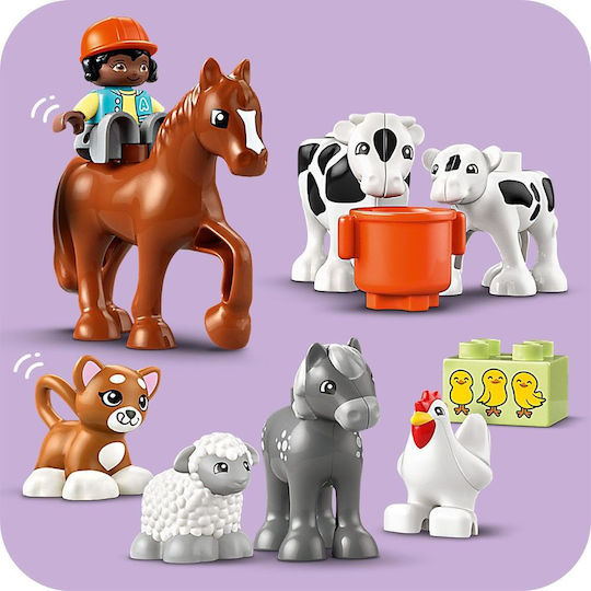 LEGO Duplo Caring For Animals At The Farm για 2+ Ετών 74τμχ
