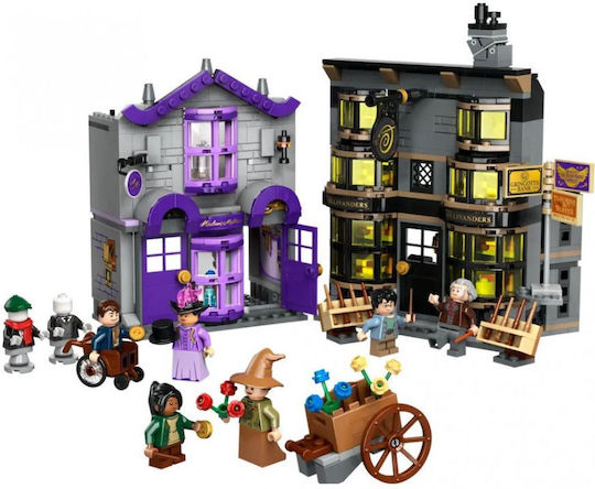 LEGO Harry Potter Harry Potter Ollivanders & Madam Malkin's Robes Pentru 8+ Ani 744 Piese