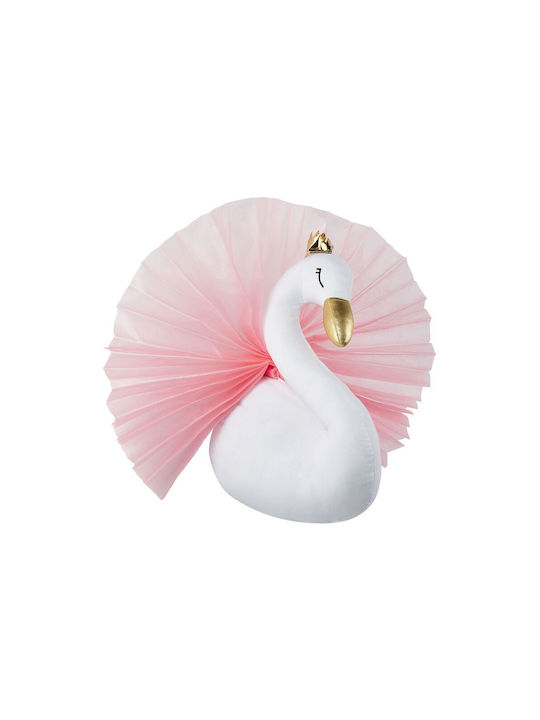Plush Wall Decoration White Swan Odetta