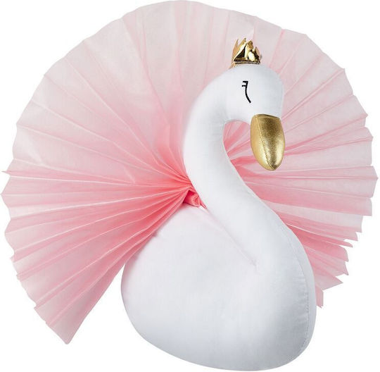 Plüsch Wanddekoration Weißer Schwan Odetta