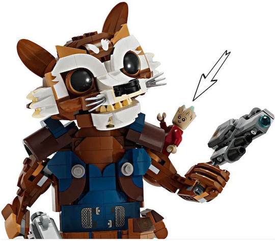 LEGO Marvel Rocket & Baby Groot Pentru 10+ Ani 566 Bucăți