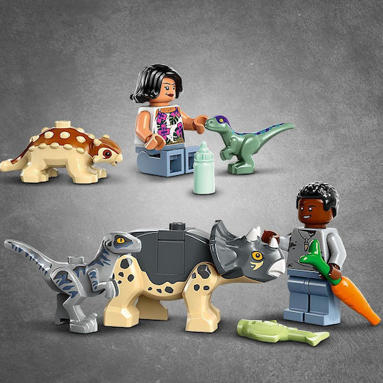 LEGO Jurassic World Център за Спасение на Бебе Динозавър за 4+ Години 139 Бройки