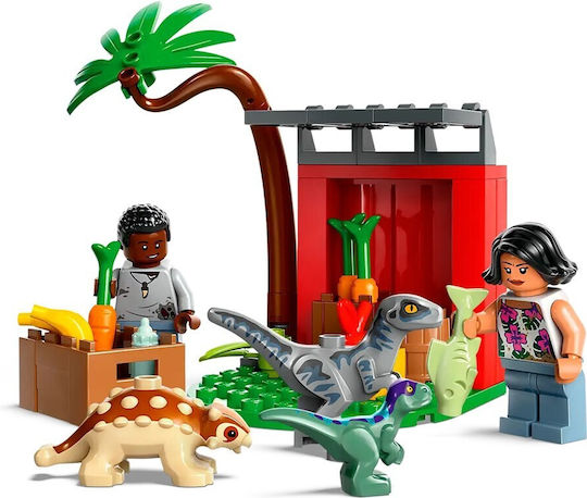 LEGO Jurassic World Център за Спасение на Бебе Динозавър за 4+ Години 139 Бройки