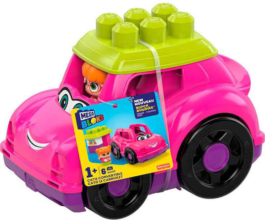 Mega Bloks Конструктори Catie Cabriolet за 1+ Години 6 Бройки