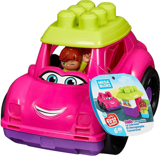 Mega Bloks Конструктори Catie Cabriolet за 1+ Години 6 Бройки