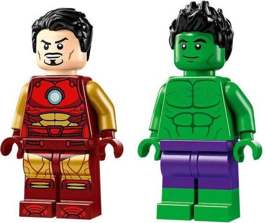 LEGO Marvel Iron Man with Bike and the Hulk για 4+ Ετών 68τμχ