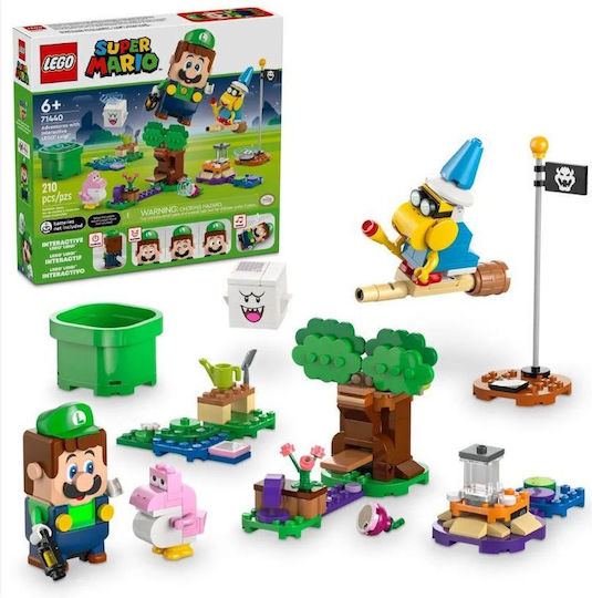LEGO Super Mario Adventures with Interactive Lego Luigi for Ages 6+ 210 Pieces