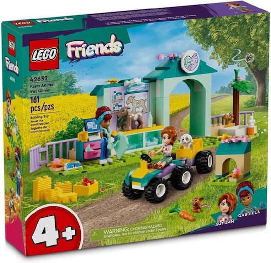 LEGO Friends Farm Animal Vet Clinic For 4+ Years 161 Pieces