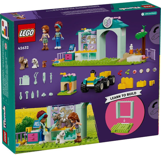 LEGO Friends Farm Animal Vet Clinic For 4+ Years 161 Pieces