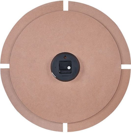 Wall Clock Ø 60 Cm Light Wood Black Aramon