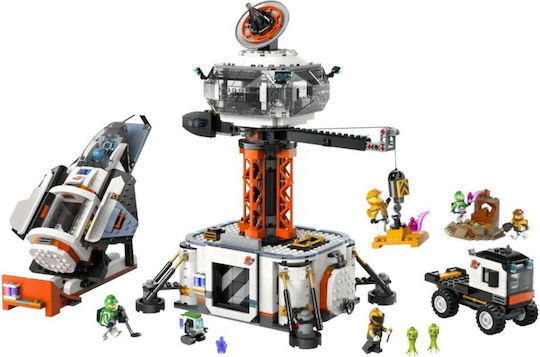 LEGO City Space Base și Rampă de Lansare Rachetă pentru 8+ Ani 1422 Bucăți