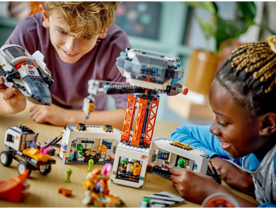 LEGO City Space Base și Rampă de Lansare Rachetă pentru 8+ Ani 1422 Bucăți