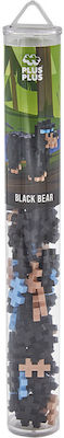 Plus Plus Building Blocks Black Bear for 4+ Years 100pcs