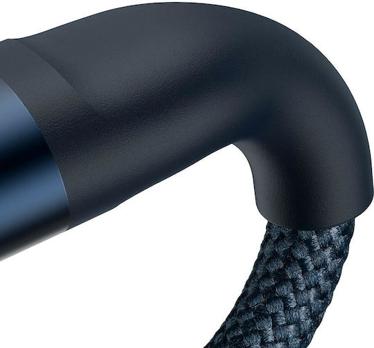 Baseus Flash Series II Braided USB to Lightning / Type-C / micro USB Cable Μπλε 1.5m (CASS030203)