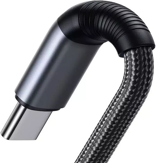 Joyroom SA21-1T2 Braided USB to Type-C Cable Μαύρο 1.5m
