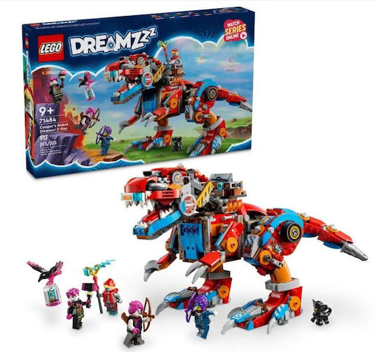 LEGO DREAMZzz Cooper's C-Rex Robot Dinosaur For 9+ Years 917 Pieces