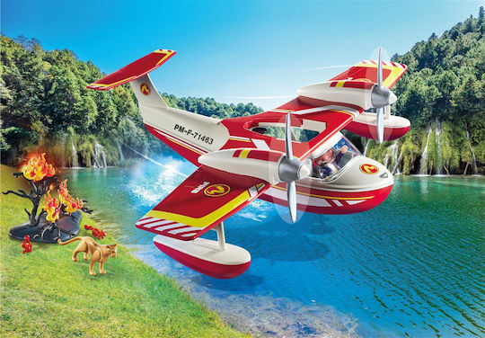 Playmobil Екшън герои Пожарогасителен хидроплан за 4-10 години