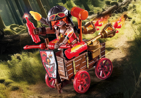 Playmobil Novelmore The Kahboom With His Racing Vehicle for 4-10 years old