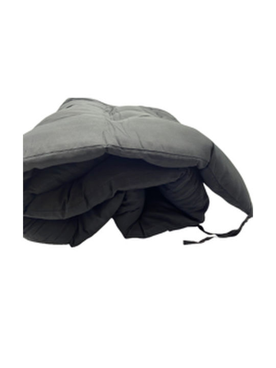 Pernă Pentru Pat De Soare Cu Spătar Negru 62x185cm