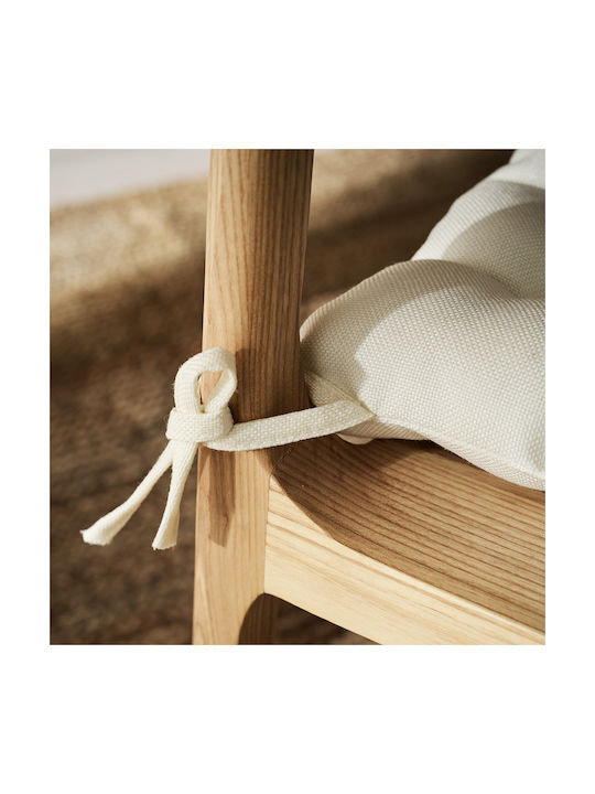 Gofis Home Garden Chair Cushion Hygg Off White 40x40cm