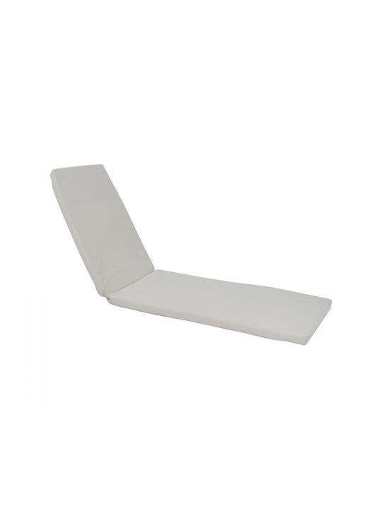 HomeMarkt Sunbed Cushion with Backrest Sifnos Beige 117x78cm